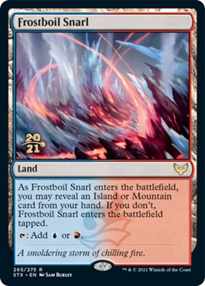 Frostboil Snarl [Strixhaven: School of Mages Prerelease Promos] | Mega City Incorporated