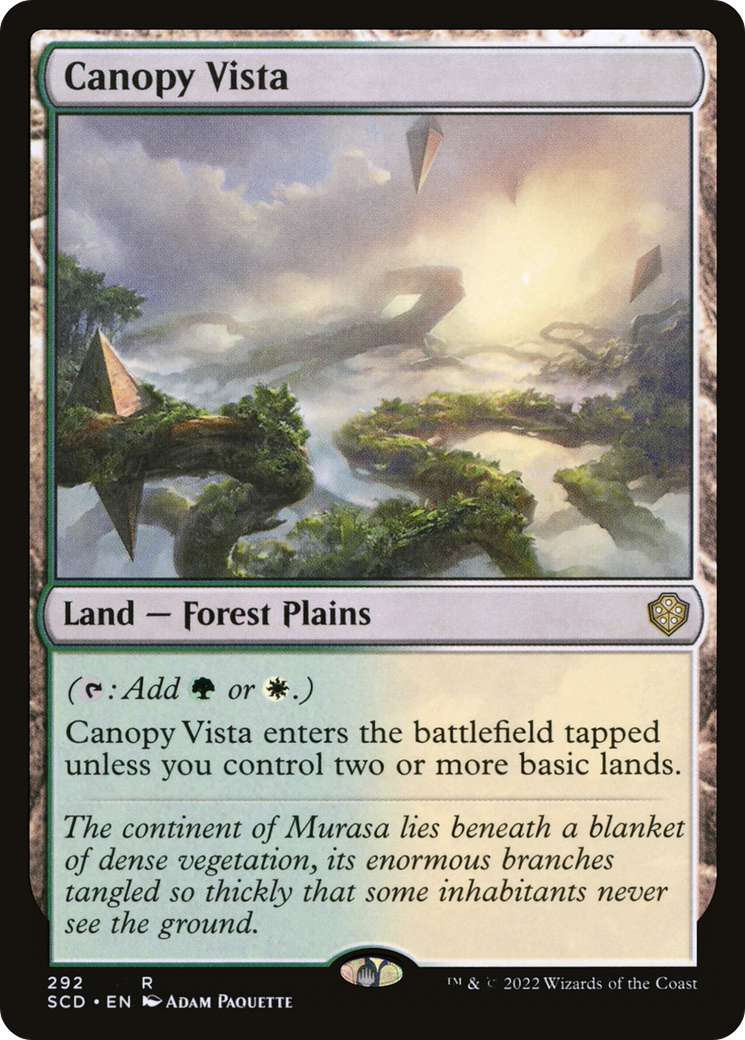 Canopy Vista [Starter Commander Decks] | Mega City Incorporated