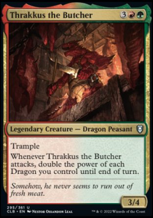 Thrakkus the Butcher [Commander Legends: Battle for Baldur's Gate] | Mega City Incorporated