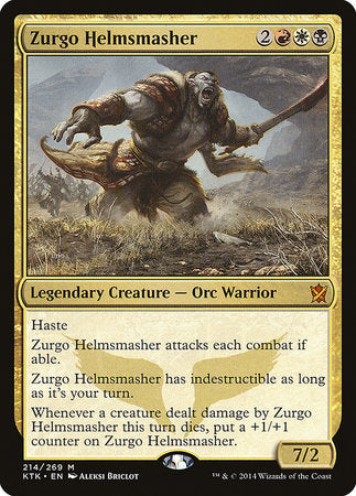 Zurgo Helmsmasher [Khans of Tarkir] | Mega City Incorporated