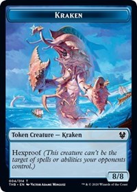 Kraken // Satyr Double-sided Token [Theros Beyond Death Tokens] | Mega City Incorporated