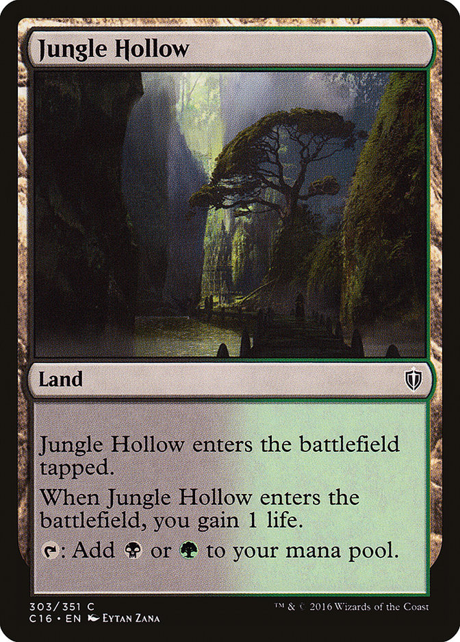 Jungle Hollow [Commander 2016] | Mega City Incorporated