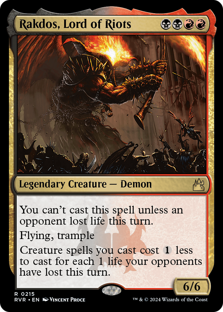 Rakdos, Lord of Riots [Ravnica Remastered] | Mega City Incorporated