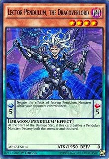 Lector Pendulum, the Dracoverlord [MP17-EN014] Ultra Rare | Mega City Incorporated