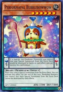 Performapal Bubblebowwow [MP17-EN062] Common | Mega City Incorporated