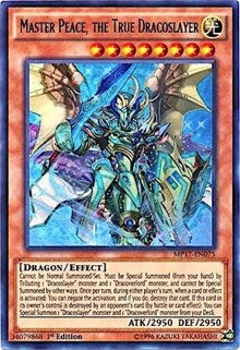 Master Peace, the True Dracoslayer [MP17-EN075] Ultra Rare | Mega City Incorporated