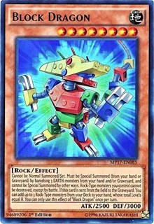 Block Dragon [MP17-EN085] Ultra Rare | Mega City Incorporated