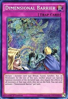 Dimensional Barrier [MP17-EN163] Secret Rare | Mega City Incorporated