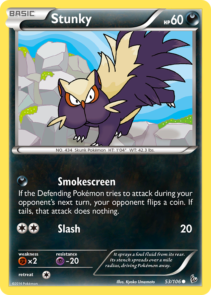 Stunky (53/106) [XY: Flashfire] | Mega City Incorporated