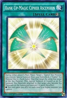 Rank-Up-Magic Cipher Ascension [MP17-EN210] Common | Mega City Incorporated