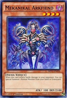 Mekanikal Arkfiend [MP17-EN236] Common | Mega City Incorporated