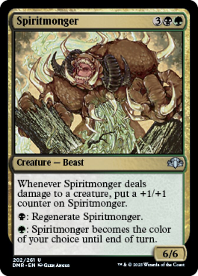 Spiritmonger [Dominaria Remastered] | Mega City Incorporated