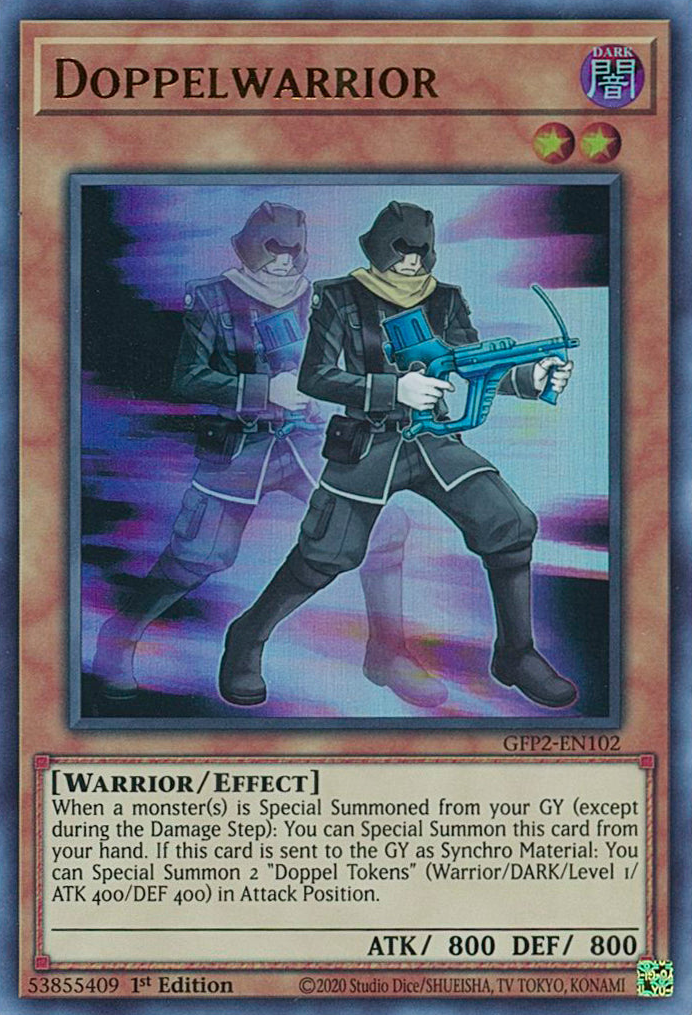 Doppelwarrior [GFP2-EN102] Ultra Rare | Mega City Incorporated