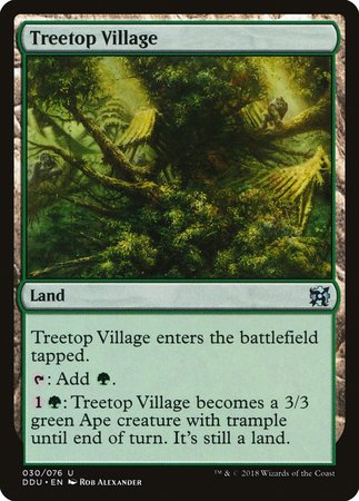 Treetop Village [Duel Decks: Elves vs. Inventors] | Mega City Incorporated