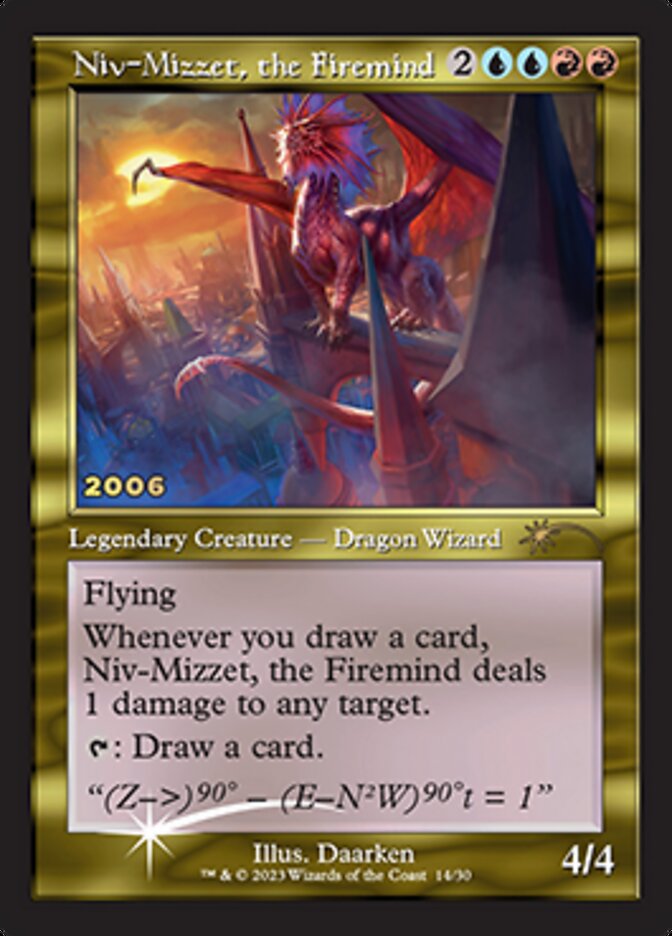 Niv-Mizzet, the Firemind [30th Anniversary Promos] | Mega City Incorporated