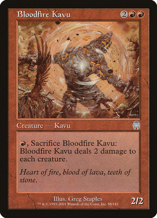 Bloodfire Kavu [Apocalypse] | Mega City Incorporated