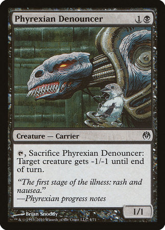 Phyrexian Denouncer [Duel Decks: Phyrexia vs. the Coalition] | Mega City Incorporated