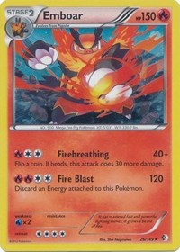 Emboar (26/149) (Cosmos Holo) (Blister Exclusive) [Black & White: Boundaries Crossed] | Mega City Incorporated