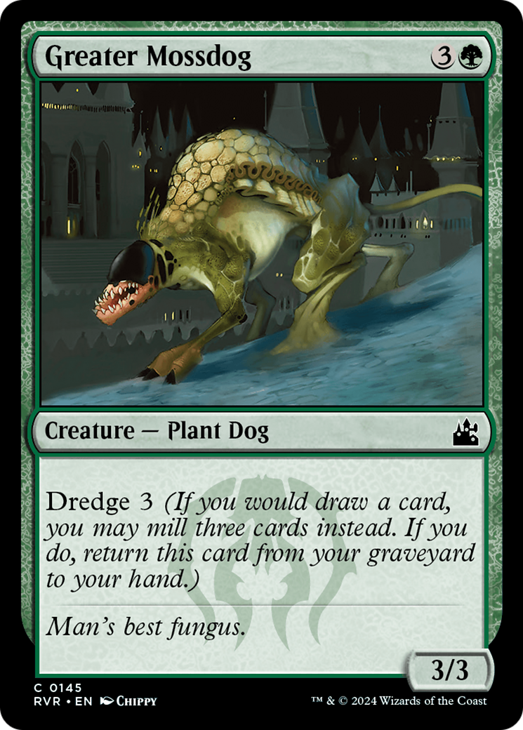 Greater Mossdog [Ravnica Remastered] | Mega City Incorporated