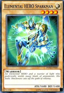 Elemental HERO Sparkman [DEM2-EN011] Common | Mega City Incorporated