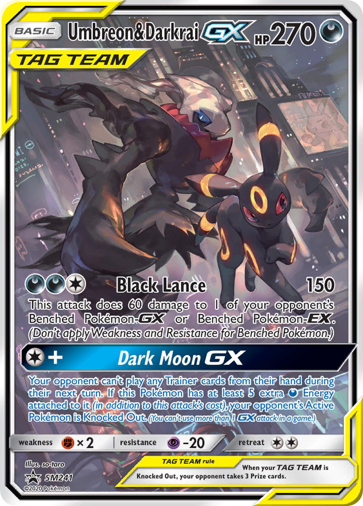 Umbreon & Darkrai GX (SM241) [Sun & Moon: Black Star Promos] | Mega City Incorporated