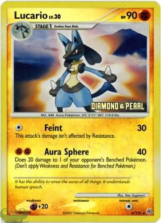 Lucario (6/130) [Burger King Promos: 2008 Collection] | Mega City Incorporated