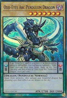 Odd-Eyes Arc Pendulum Dragon [LEDD-ENC00] Ultra Rare | Mega City Incorporated