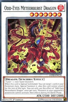 Odd-Eyes Meteorburst Dragon [LEDD-ENC31] Common | Mega City Incorporated