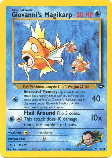 Giovanni's Magikarp (73/132) [Gym Challenge Unlimited] | Mega City Incorporated