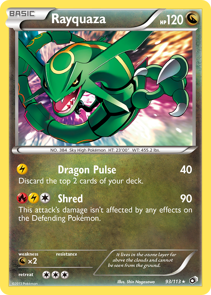 Rayquaza (93/113) [Black & White: Legendary Treasures] | Mega City Incorporated