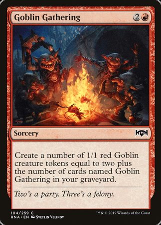 Goblin Gathering [Ravnica Allegiance] | Mega City Incorporated