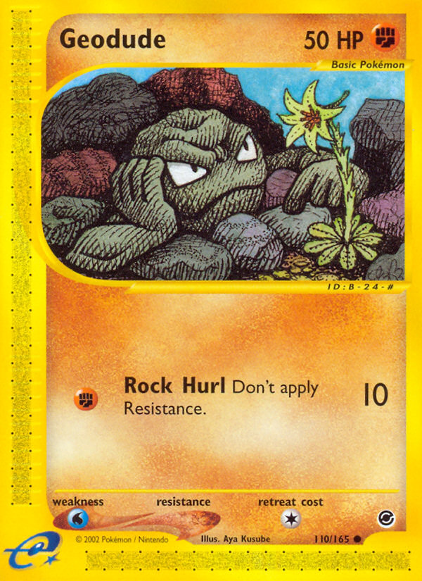 Geodude (110/165) [Expedition: Base Set] | Mega City Incorporated