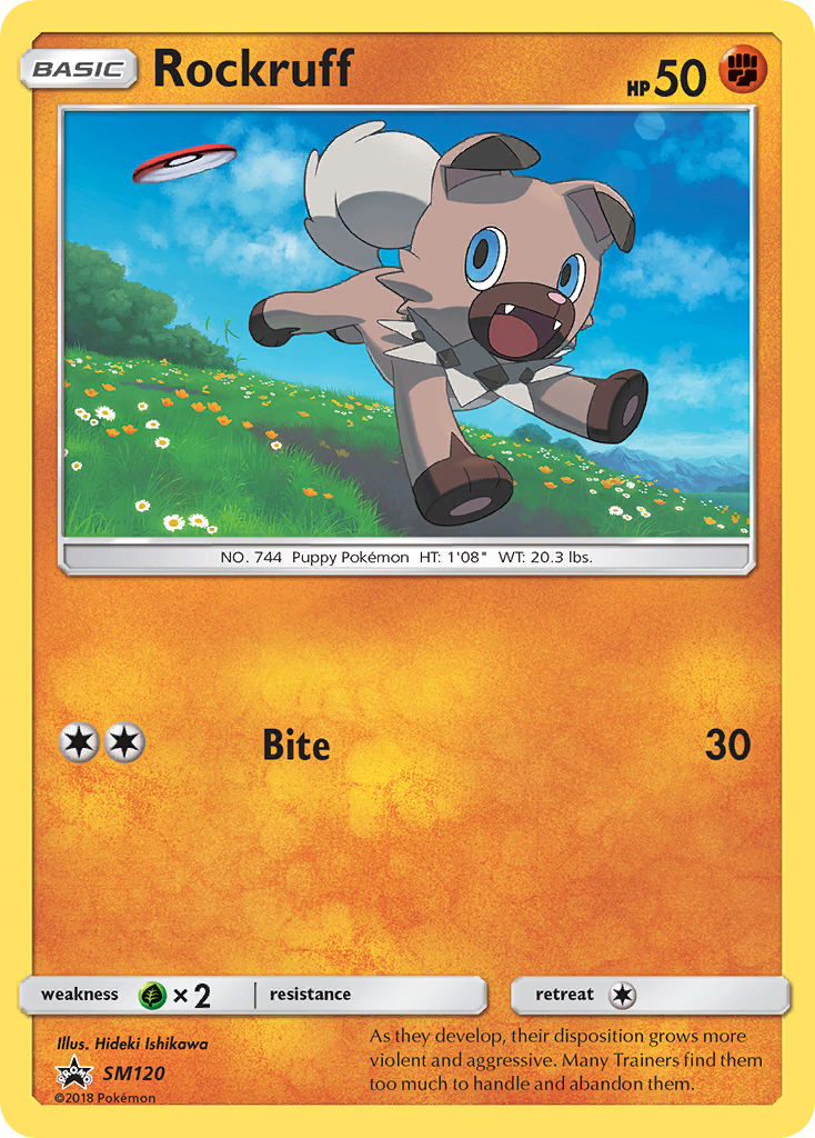 Rockruff (SM120) [Sun & Moon: Black Star Promos] | Mega City Incorporated
