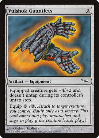 Vulshok Gauntlets [Mirrodin] | Mega City Incorporated