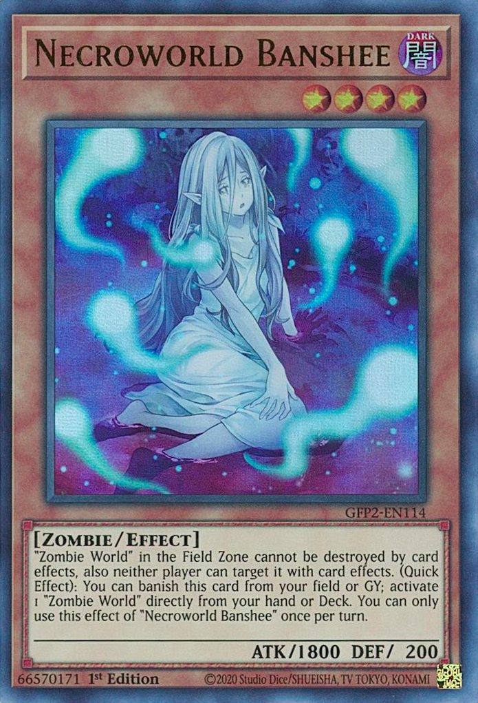 Necroworld Banshee [GFP2-EN114] Ultra Rare | Mega City Incorporated