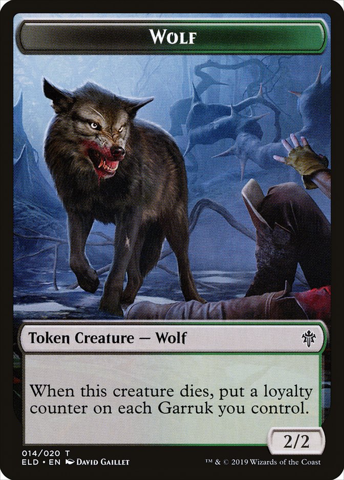 Wolf [Throne of Eldraine Tokens] | Mega City Incorporated