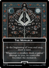 The Monarch // Treasure Double-Sided Token [The Lord of the Rings: Tales of Middle-Earth Commander Tokens] | Mega City Incorporated