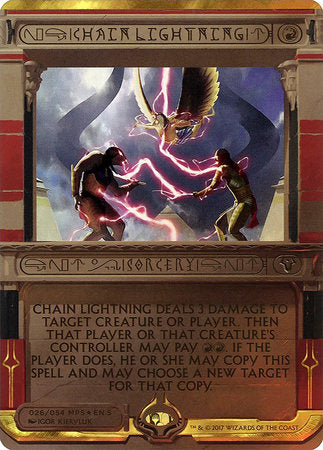 Chain Lightning [Amonkhet Invocations] | Mega City Incorporated