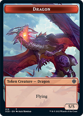 Dragon // Dragon Double-Sided Token [Starter Commander Decks] | Mega City Incorporated