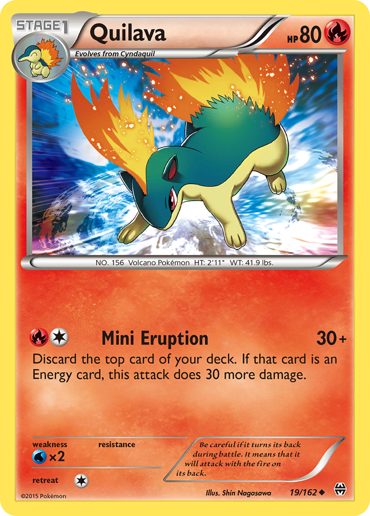 Quilava (19/162) [XY: BREAKthrough] | Mega City Incorporated