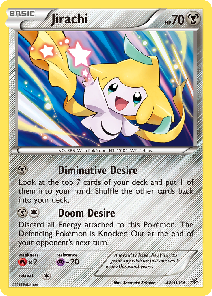 Jirachi (42/108) [XY: Roaring Skies] | Mega City Incorporated