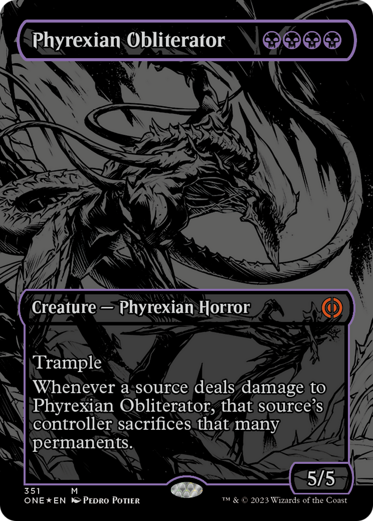 Phyrexian Obliterator (Oil Slick Raised Foil) [Phyrexia: All Will Be One] | Mega City Incorporated