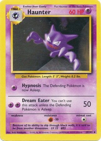 Haunter (29/102) [Base Set Unlimited] | Mega City Incorporated