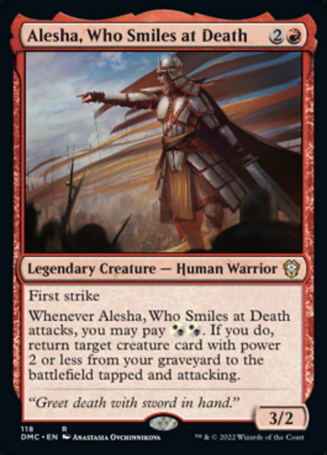 Alesha, Who Smiles at Death [Dominaria United Commander] | Mega City Incorporated