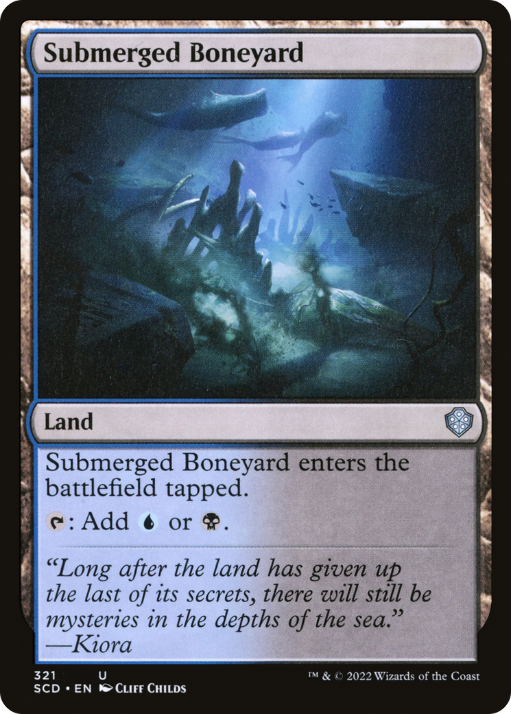 Submerged Boneyard [Starter Commander Decks] | Mega City Incorporated