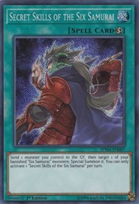 Secret Skills of the Six Samurai [SPWA-EN007] Secret Rare | Mega City Incorporated