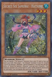 Secret Six Samurai - Hatsume [SPWA-EN003] Secret Rare | Mega City Incorporated