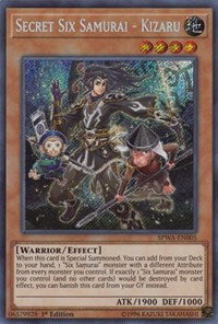 Secret Six Samurai - Kizaru [SPWA-EN005] Secret Rare | Mega City Incorporated