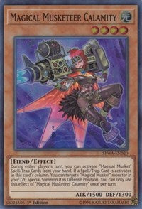 Magical Musketeer Calamity [SPWA-EN020] Super Rare | Mega City Incorporated