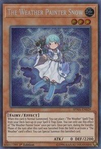 The Weather Painter Snow [SPWA-EN029] Secret Rare | Mega City Incorporated